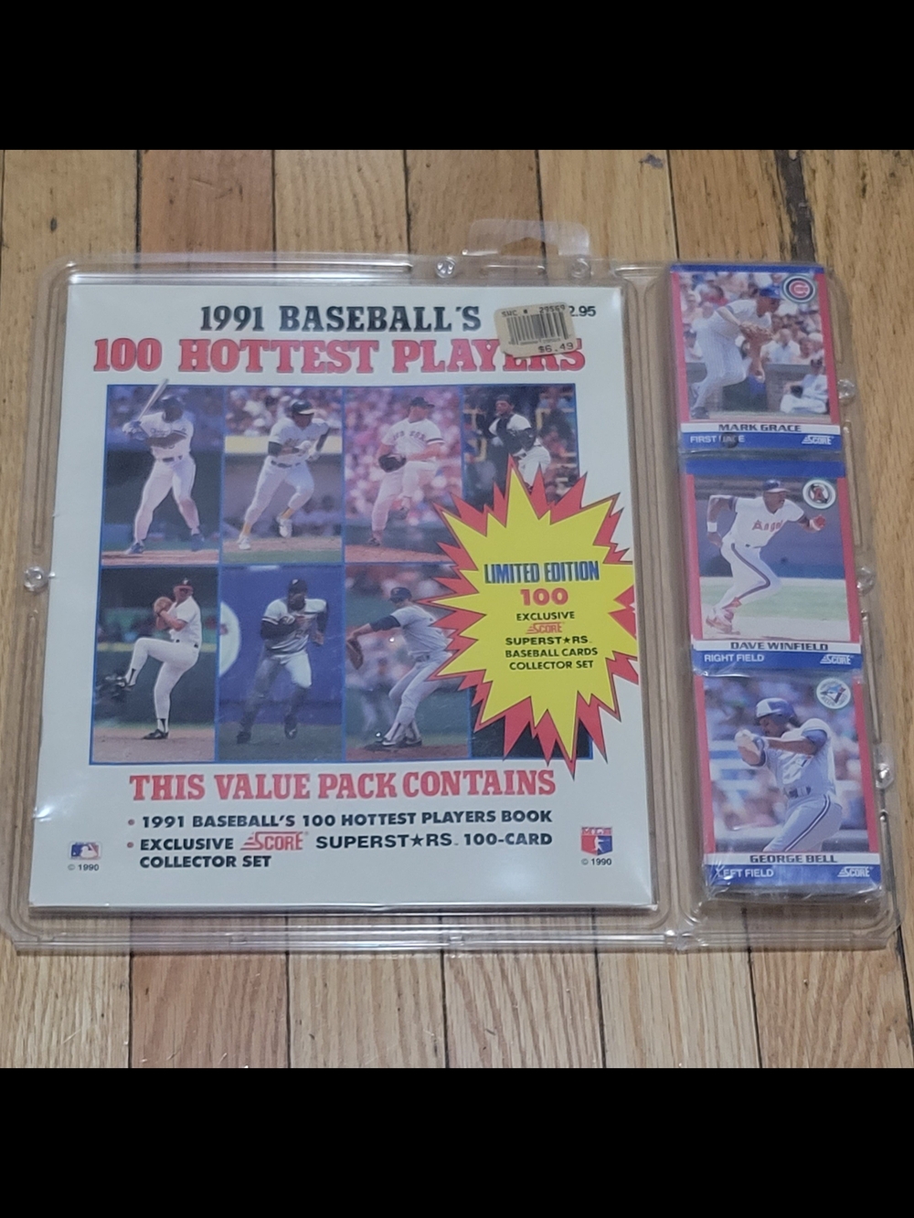 MLB Score 1991 Baseball Collectible Set - White/Blue/Red